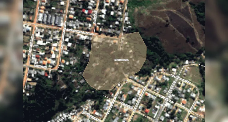 Mapeamento da Defesa Civil mostra áreas de risco.