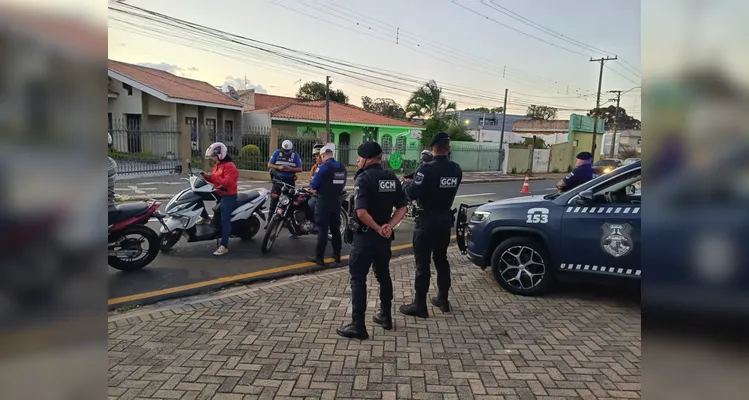 Operação contou com o apoio da Guarda Civil Municipal