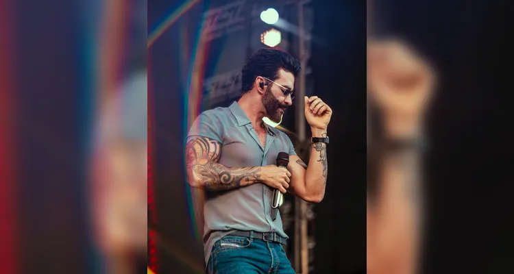 Gusttavo Lima faz show de 3 horas para 265 mil pessoas em Matinhos; confira os registros