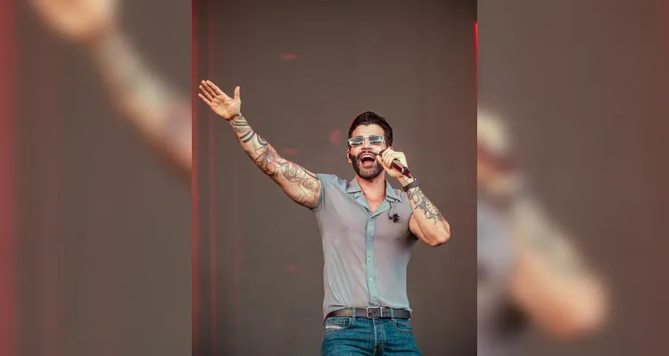 Gusttavo Lima faz show de 3 horas para 265 mil pessoas em Matinhos; confira os registros