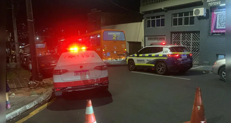 Veja imagens do local do grave atropelamento no Centro de PG