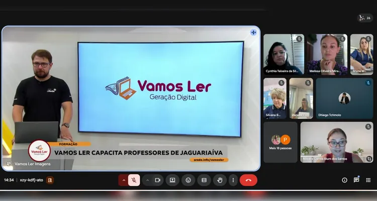 Confira os registros da formação com as professoras de Jaguariaíva.