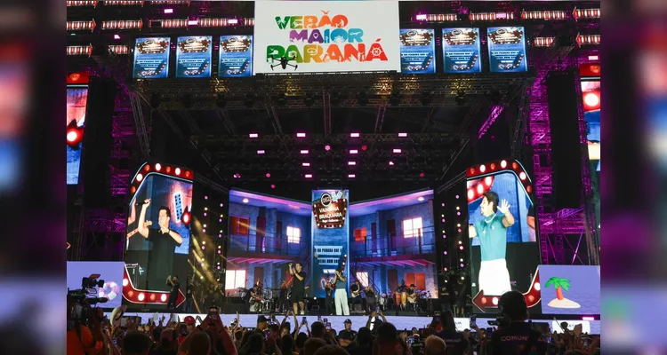 Shows do Verão Maior Paraná reúnem 117 mil pessoas em Matinhos e Pontal