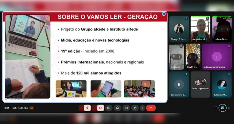 Confira a série de registros realizados pelos educadores ao longo da formação.