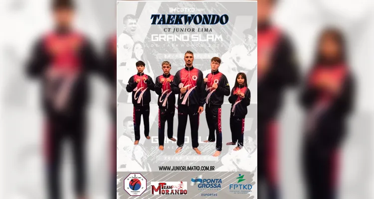 CT Junior Lima representa Ponta Grossa no Grand Slam de Taekwondo 2026