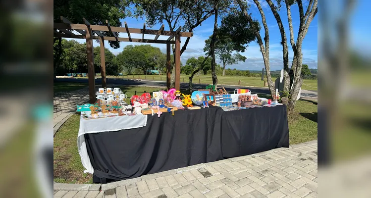 Feira acontece no parque