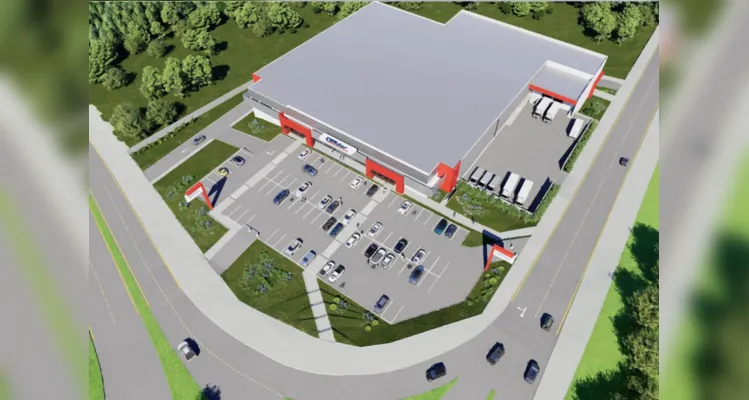 Hipermercado será instalado às margens da Avenida Visconde de Taunay, no cruzamento coma rua Prefeito Albary Guimarães