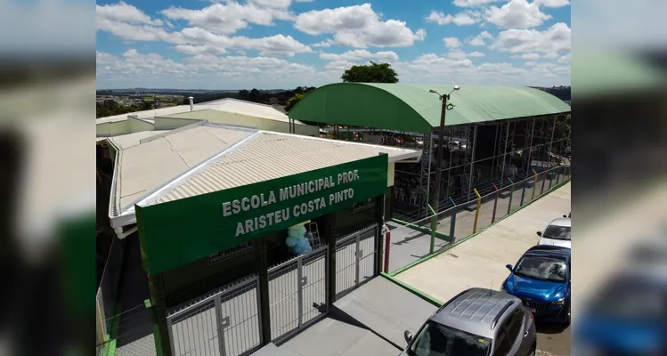 A Escola Aristeu Pinto também passou por reforma