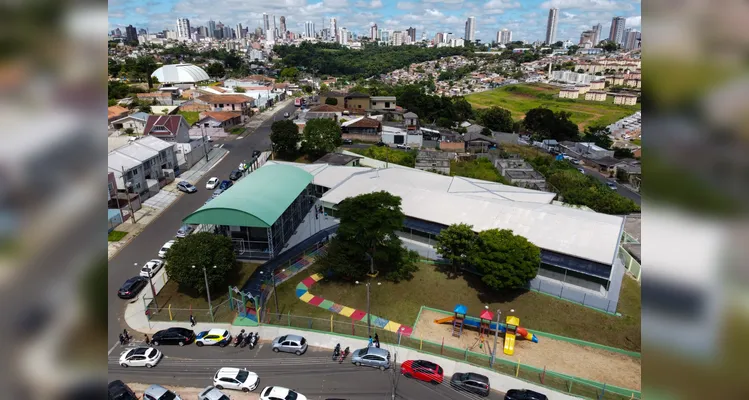 A Escola Aristeu Pinto também passou por reforma