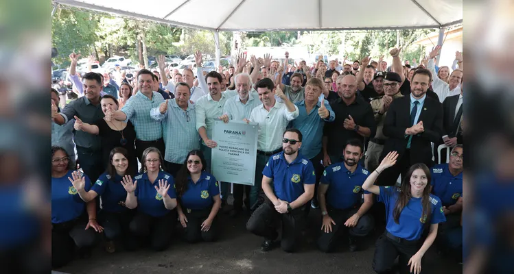 O governador em exercício Darci Piana e o secretário da Segurança Pública, Hudson Leôncio Teixeira, inauguram nesta quinta-feira (26) o Posto Avançado da Polícia Científica do Paraná em Irati