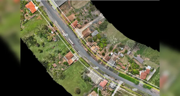 Obras na Comunidade do Lago irão atingir imóveis às margens da rodovia.