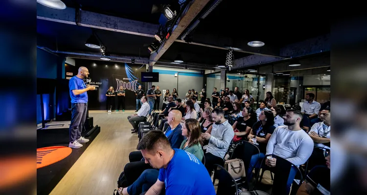 Evento com a presença dos três mentores reuniu mais de 75 pessoas