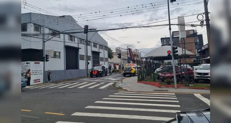 O local foi interditado pela PM.