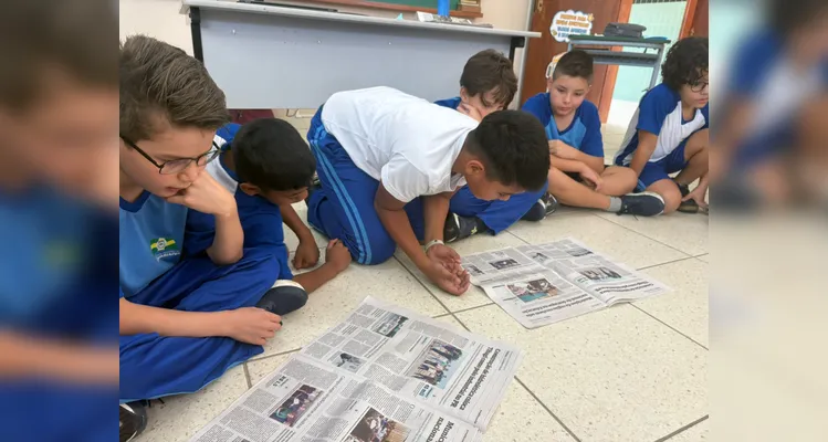 Confira a galeria de fotos do trabalho em sala de aula.