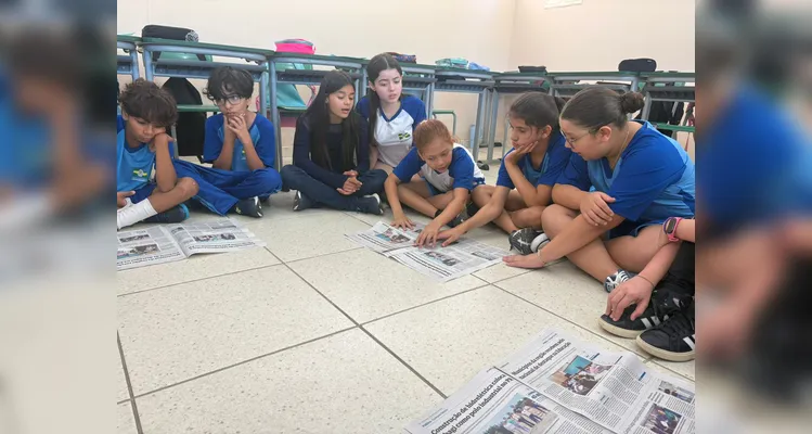 Confira a galeria de fotos do trabalho em sala de aula.