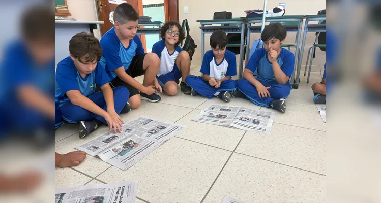 Confira a galeria de fotos do trabalho em sala de aula.