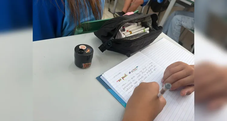 Confira a galeria de fotos do trabalho em sala de aula.