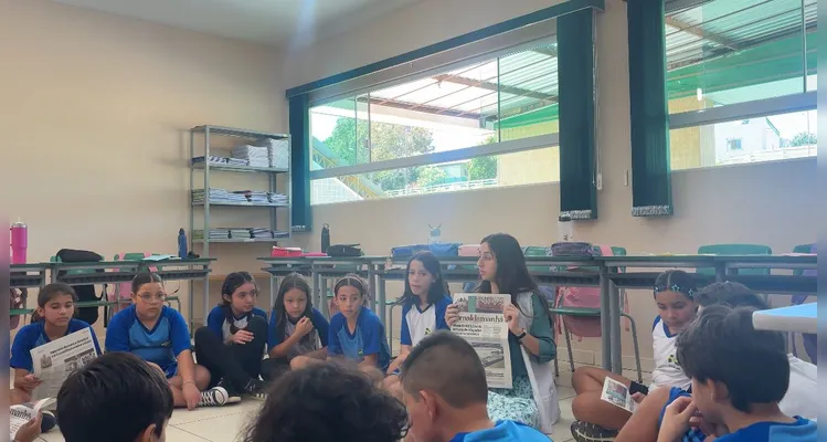 Confira a galeria de fotos do trabalho em sala de aula.