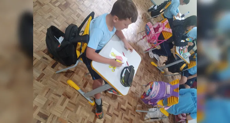 Confira os registros do trabalho em sala de aula.