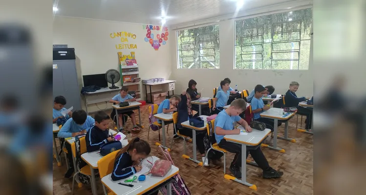 Confira os registros do trabalho em sala de aula.