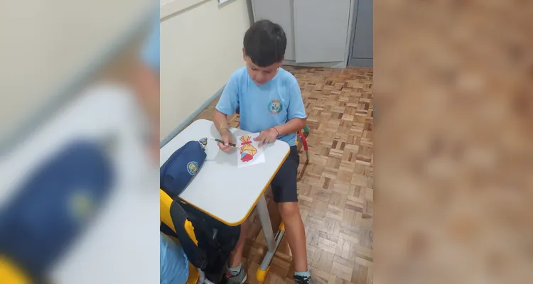 Confira os registros do trabalho em sala de aula.