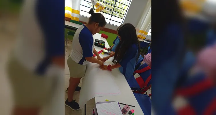 Confira os registros do trabalho com a videoaula e os cartazes.