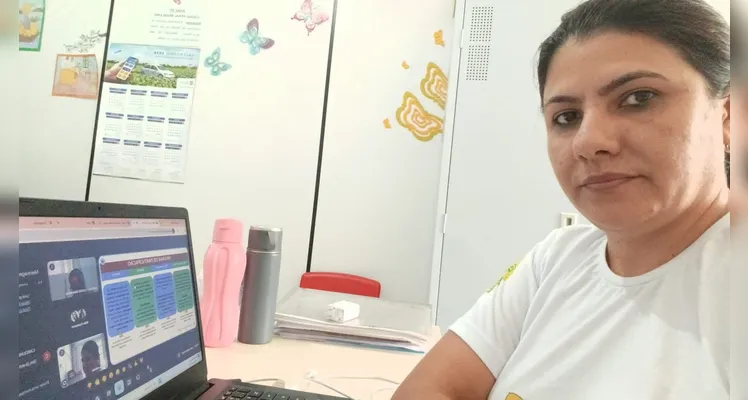 Confira os registros das educadoras que participaram da formação.