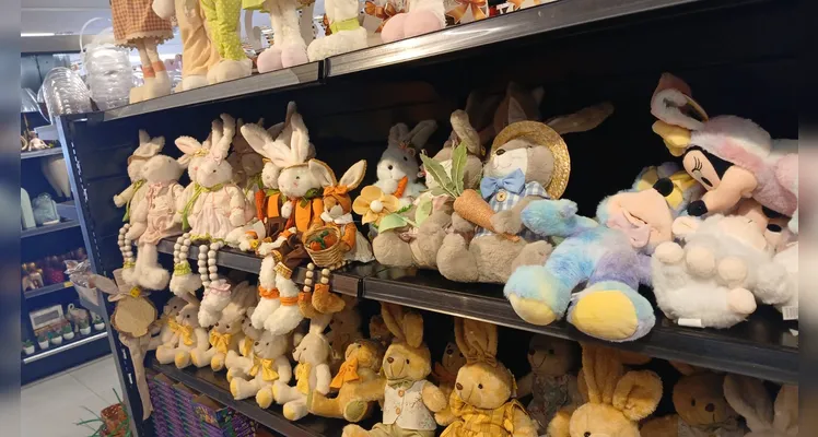 Loja já conta com diversos produtos alusivos à Páscoa