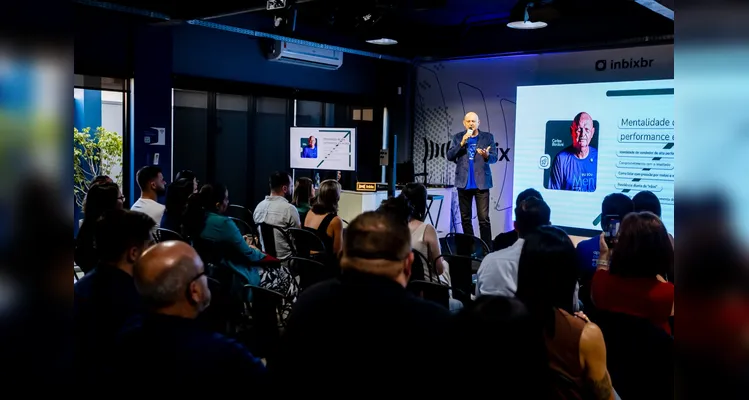 Evento com a presença dos três mentores reuniu mais de 75 pessoas