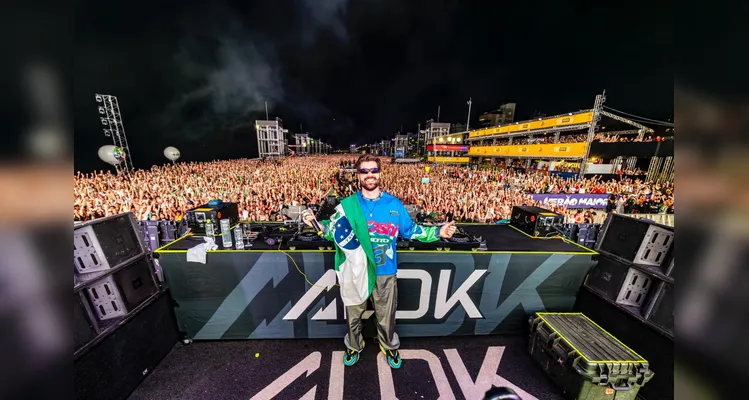 Show de Alok leva público recorde de 338 mil pessoas ao Verão Maior Paraná
