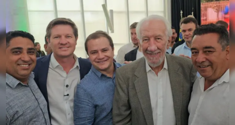 Representantes de Imbaú acompanharam o evento.