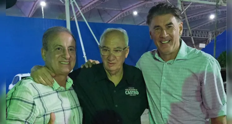 Moacyr Fadel, Reinaldo Cardoso e Leonaldo Paranhos.