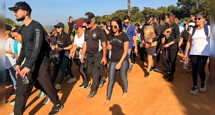 Cerca de 7 mil fiéis participaram da Caminhada Penitencial.