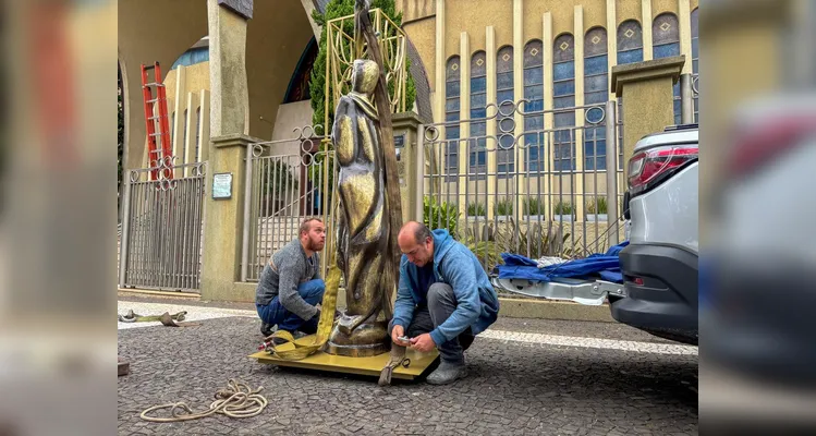 Imagem da padroeira marca centenário da Diocese de Ponta Grossa