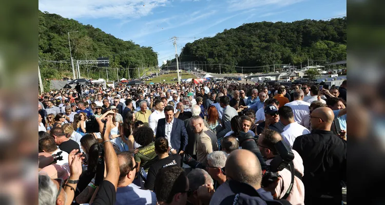O governador Carlos Massa Ratinho Junior inaugura nesta sexta-feira (1) a Ponte de Guaratuba