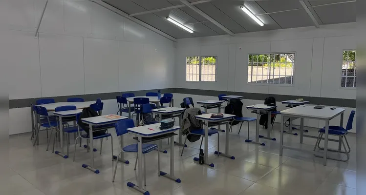 O encontro contou com visita das equipes às novas salas de aula.