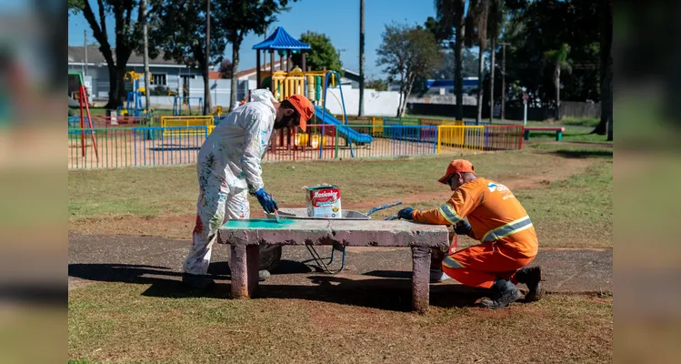 Prefeitura revitaliza praças e espaços públicos de Ponta Grossa