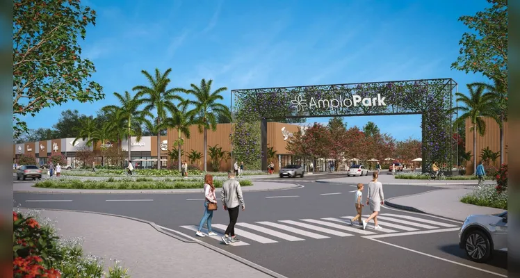 Entrada do Amplo Park.