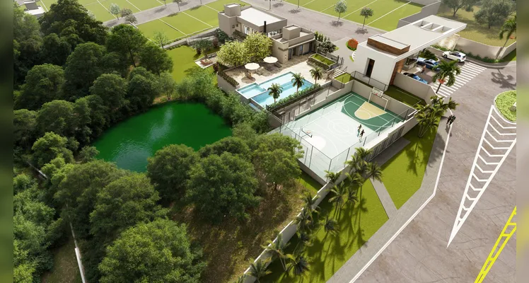 Empreendimento conta com completa infraestrutura de lazer