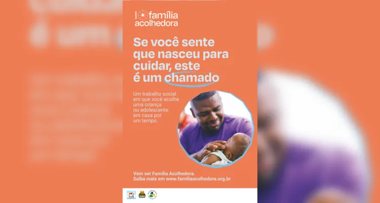 Castro está com inscrições abertas para famílias acolhedoras