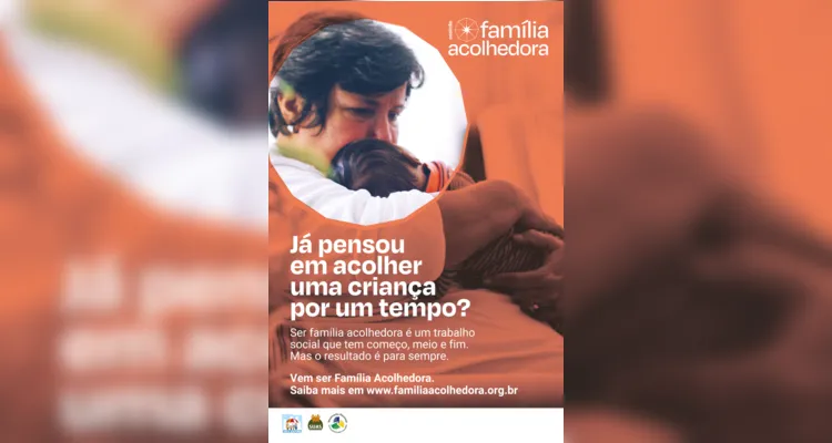 Castro está com inscrições abertas para famílias acolhedoras