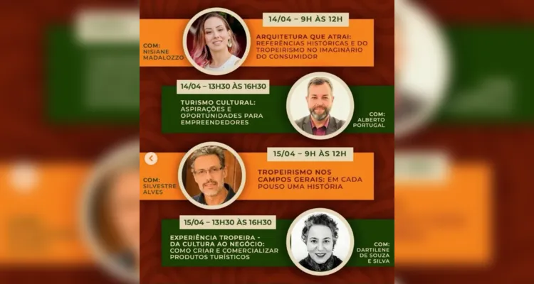 Jaguariaíva recebe seminário sobre tropeirismo nos dias 14 e 15 de abril