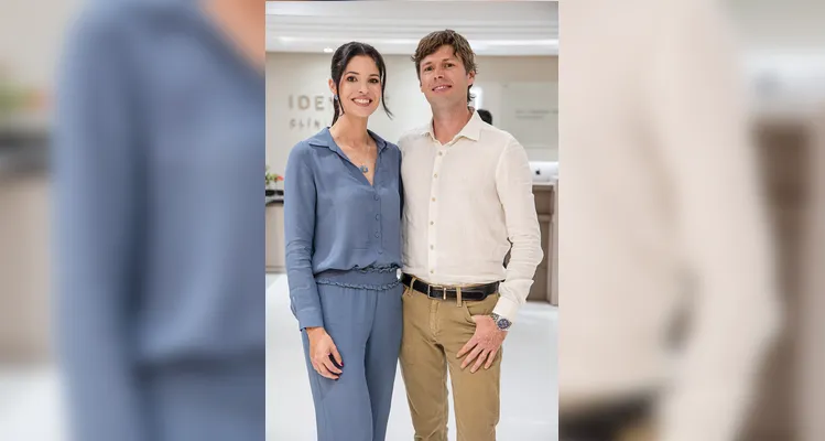 Os anfitriões do encontro: Majenna Silva e Eduardo Silva