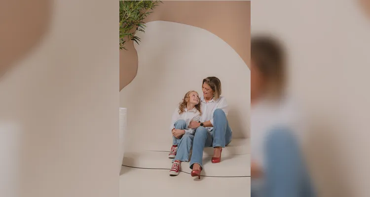 Priscilla Jaronski e sua filha Maite Jaronski