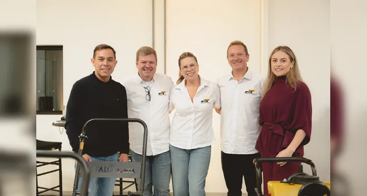 Diego Fernandes, Geraldo Agner, Paula Agner, Paulo Holm e Ivini Fernandes