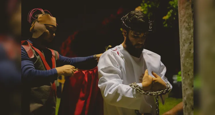 Paróquia realiza primeira encenação da Paixão de Cristo em Ponta Grossa