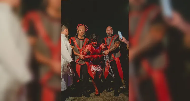 Paróquia realiza primeira encenação da Paixão de Cristo em Ponta Grossa