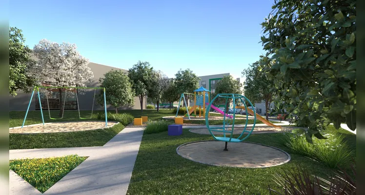 O Ideal.e tem ampla estrutura, com áreas comuns e de lazer