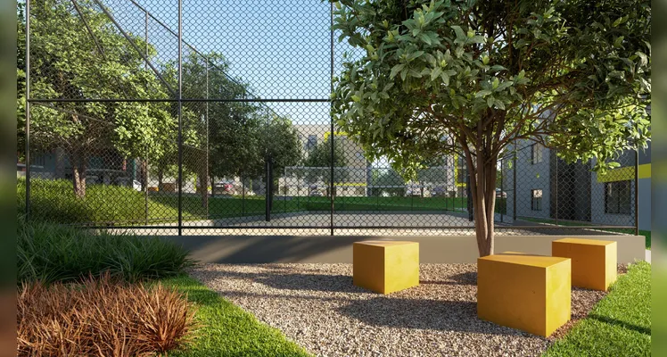 O Ideal.e tem ampla estrutura, com áreas comuns