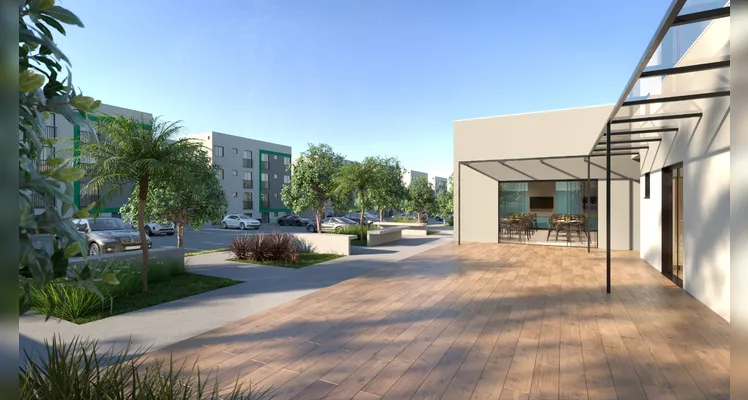 O Ideal.e tem ampla estrutura, com áreas comuns e de lazer